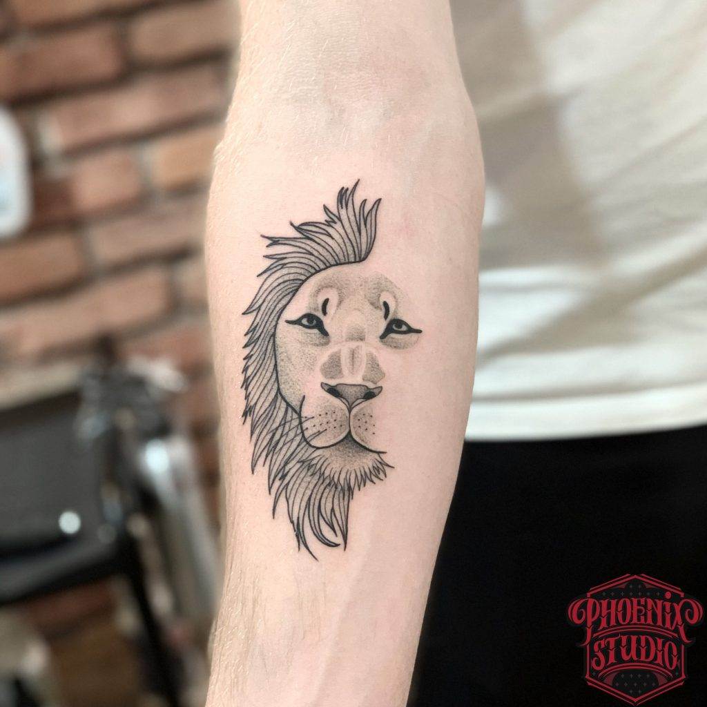 Tatouage représentant la force