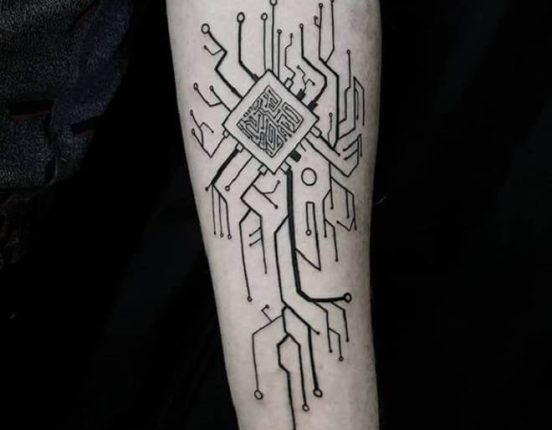 Line-Circuit-Tattoo