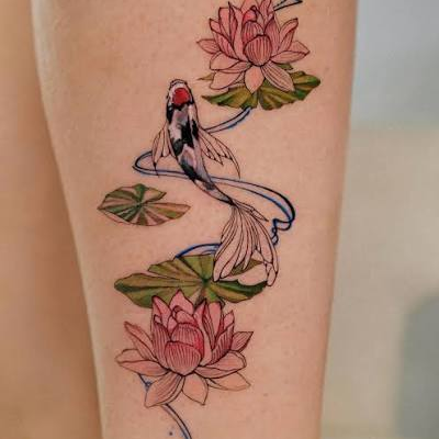 Lotus tatouage