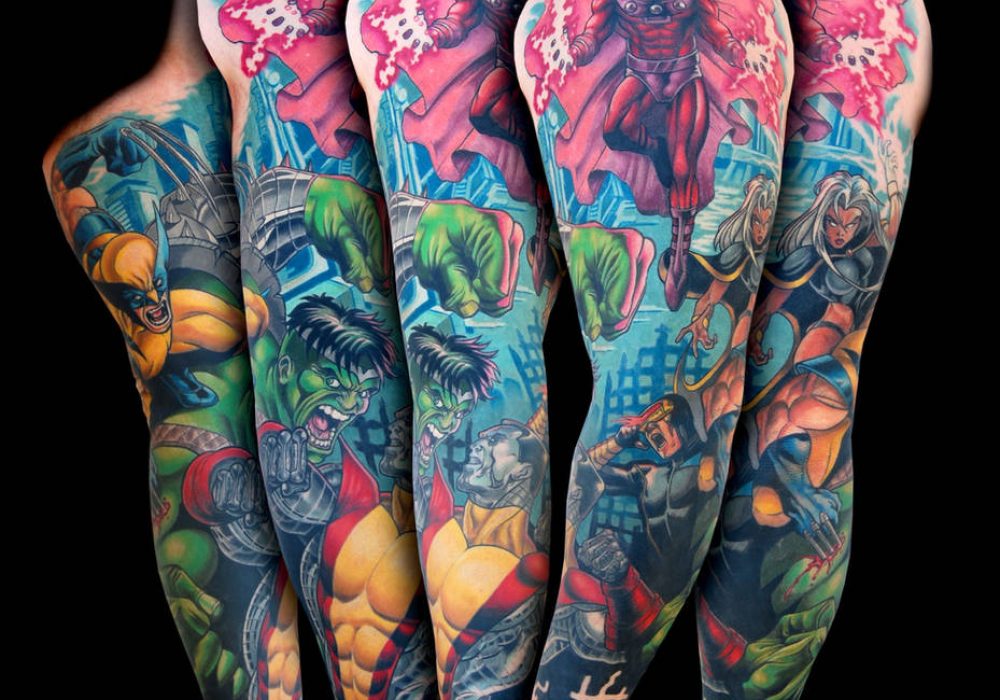Tatouage Marvel : Trouvez le tatouage qui vous convient